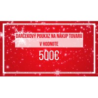 DARČEKOVÝ POUKAZ V HODNOTE 500€