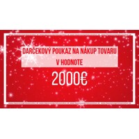 DARČEKOVÝ POUKAZ V HODNOTE 2000€